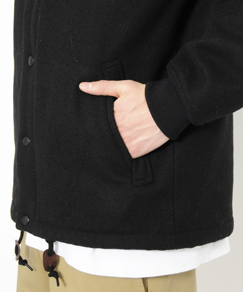 XLARGE（エクストララージ）の「MELTON JACKET（ブルゾン・メンズ・ブラック/ネイビー・LARGE/SMALL/X-LARGE/MEDIUM）」の8枚目の写真