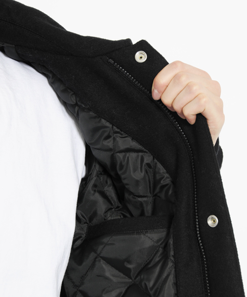 XLARGE（エクストララージ）の「MELTON JACKET（ブルゾン・メンズ・ブラック/ネイビー・LARGE/SMALL/X-LARGE/MEDIUM）」の9枚目の写真