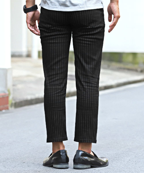 LUXSTYLE(ラグスタイル)の「総柄アンクルパンツ(その他パンツ・メンズ・ブラック/グレー・S/M/L/XL)」の16枚目の写真