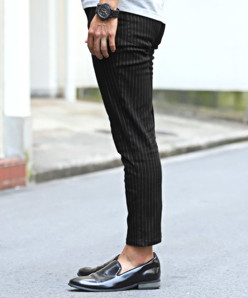 LUXSTYLE(ラグスタイル)の「総柄アンクルパンツ(その他パンツ・メンズ・ブラック/グレー・S/M/L/XL)」の12枚目の写真