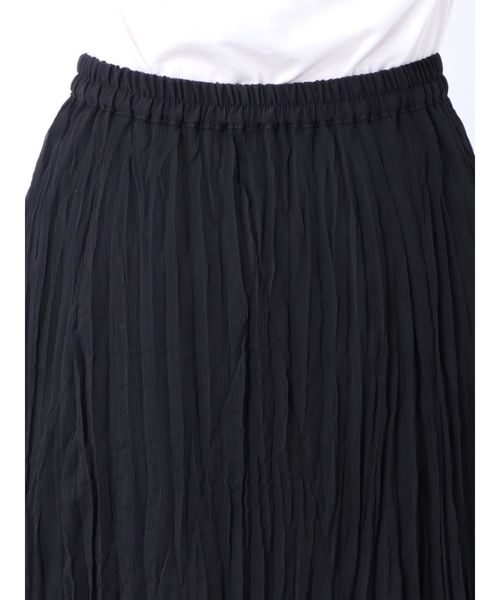 Ungrid（アングリッド）の「ランダムプリーツマキシスカート（スカート・レディース・ブラック/パープル/ベージュ・FREE）」の8枚目の写真