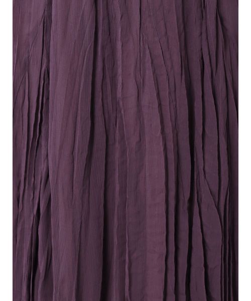 Ungrid（アングリッド）の「ランダムプリーツマキシスカート（スカート・レディース・ブラック/パープル/ベージュ・FREE）」の6枚目の写真