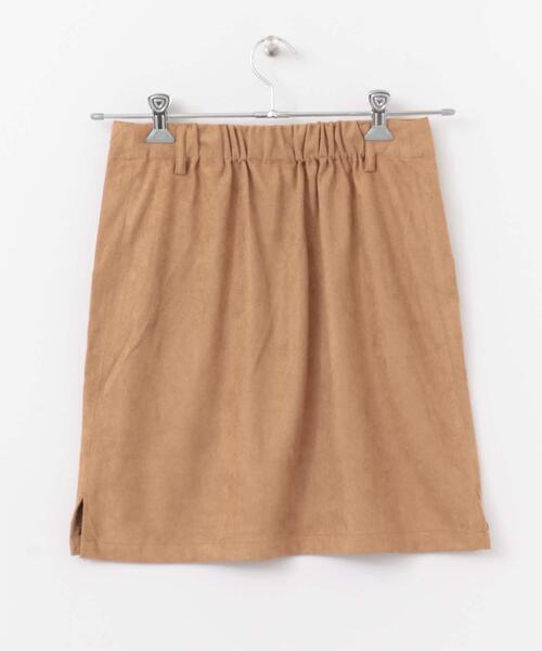 ITEMS URBANRESEARCH(アイテムズ アーバンリサーチ)の「フェイクスエード配色スカート∴(スカート・レディース・ブラウン/カーキ/キャメル・FREE)」の10枚目の写真