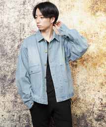 おしゃれスタ（オシャレスタ）の「ビッグシルエットステッチアクセントワークブルゾン(IR) レディース メンズ（ブルゾン）」