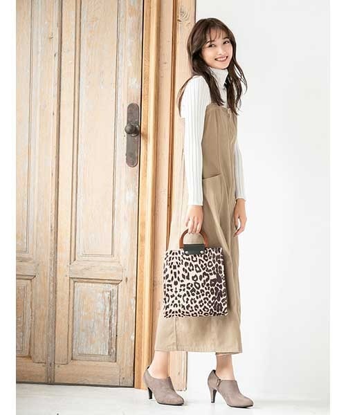 fifth（フィフス）の「バンブーハンドル2wayレオパードバッグ（ハンドバッグ・レディース・ベージュ/ブラウン・FREE）」の12枚目の写真