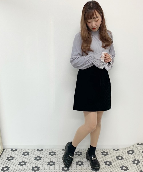 apres jour（アプレジュール）の「楊柳クロスハイネックブラウス【ZOZOTOWN限定アイテム】（シャツ/ブラウス・レディース・ブラック/オフホワイト/ミント/ラベンダー・フリー）」の8枚目の写真