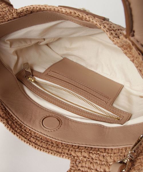 SHIPS（シップス）の「HELEN.K:CASSIA MINI（トートバッグ・レディース・ベージュ系その他/ブラック・ONE SIZE）」の4枚目の写真
