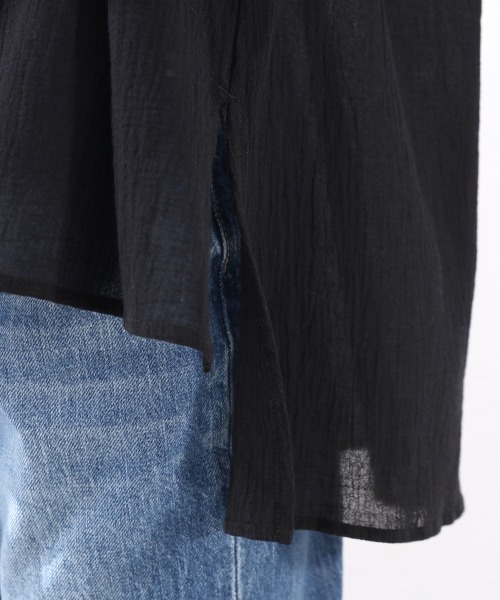 LOWRYS FARM（ローリーズファーム）の「ヨウリュウカフタンブラウス　879459（シャツ/ブラウス・レディース・ブラック/オフホワイト/ピンク・FREE）」の16枚目の写真