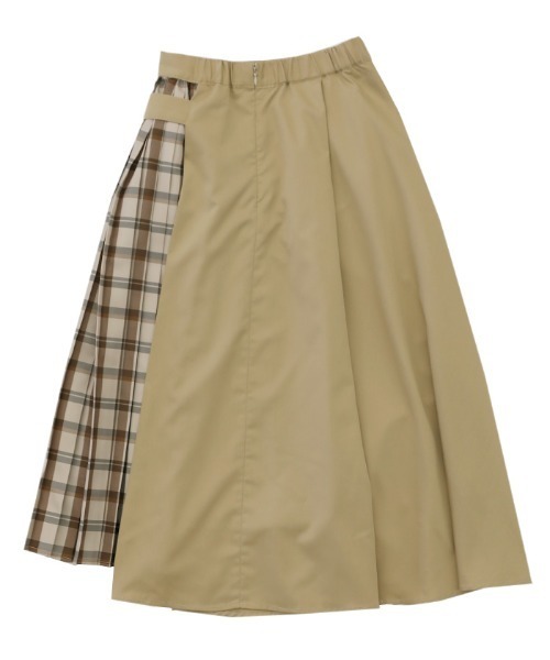 select MOCA（セレクトモカ）の「チェックプリーツ切替スカート（スカート・レディース・ブラック/ベージュ・FREE）」の19枚目の写真