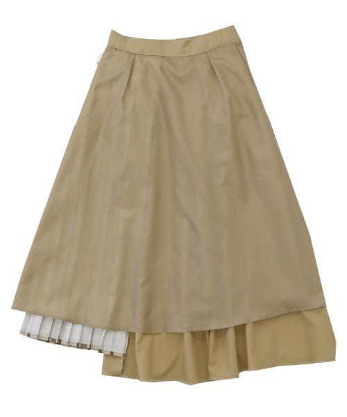 select MOCA（セレクトモカ）の「チェックプリーツ切替スカート（スカート・レディース・ブラック/ベージュ・FREE）」の20枚目の写真