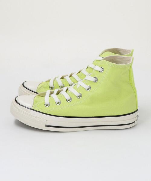CONVERSE(コンバース)の「<CONVERSE(コンバース)>ALL STAR US NEONCOLORS HI スニーカー о(スニーカー・レディース・ライム・23cm/22.5cm/23.5cm/24cm/24.5cm)」の3枚目の写真