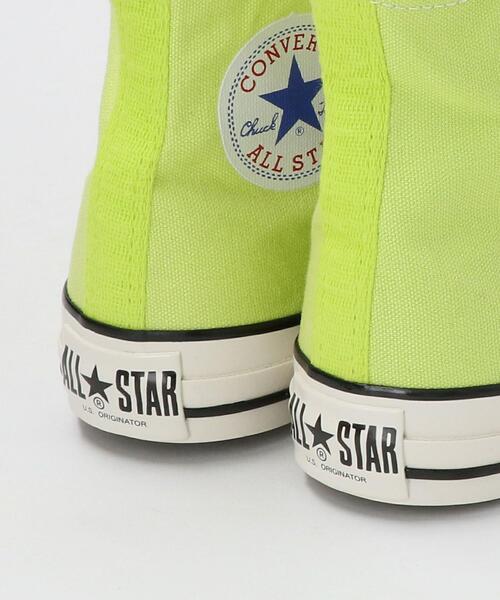 CONVERSE(コンバース)の「<CONVERSE(コンバース)>ALL STAR US NEONCOLORS HI スニーカー о(スニーカー・レディース・ライム・23cm/22.5cm/23.5cm/24cm/24.5cm)」の5枚目の写真
