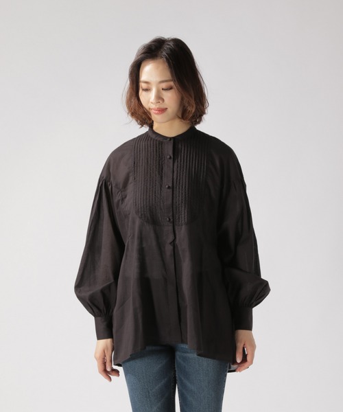 BAYFLOW（ベイフロー）の「VINTAGＥ風シャツ（シャツ/ブラウス・レディース・ブラック/カーキ・FREE）」の10枚目の写真