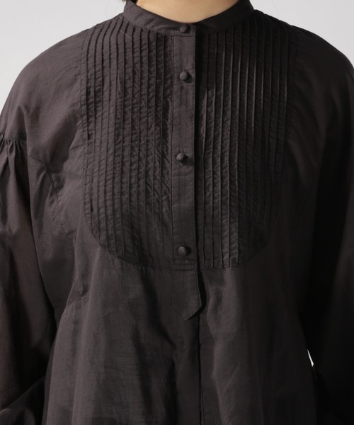 BAYFLOW（ベイフロー）の「VINTAGＥ風シャツ（シャツ/ブラウス・レディース・ブラック/カーキ・FREE）」の14枚目の写真