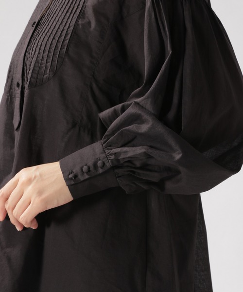 BAYFLOW（ベイフロー）の「VINTAGＥ風シャツ（シャツ/ブラウス・レディース・ブラック/カーキ・FREE）」の15枚目の写真