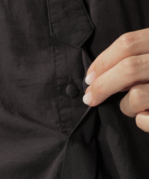 BAYFLOW（ベイフロー）の「VINTAGＥ風シャツ（シャツ/ブラウス・レディース・ブラック/カーキ・FREE）」の18枚目の写真