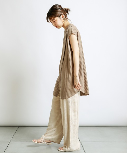 natural couture(ナチュラルクチュール)の「オリエンタルジャガードパンツ(その他パンツ・レディース・アイボリー/ラベンダー/レンガ・FREE)」の19枚目の写真