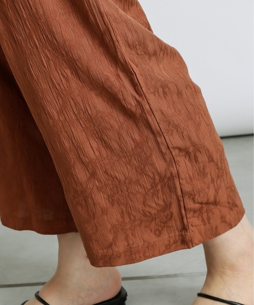 natural couture(ナチュラルクチュール)の「オリエンタルジャガードパンツ(その他パンツ・レディース・アイボリー/ラベンダー/レンガ・FREE)」の12枚目の写真
