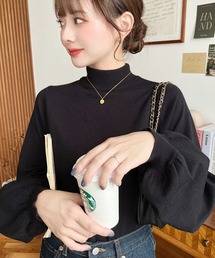 moment+（モーメントプラス）の「【累計販売枚数2万枚突破！】12G ボトルネックボリュームスリーブニットプルオーバー（ニット/セーター）」