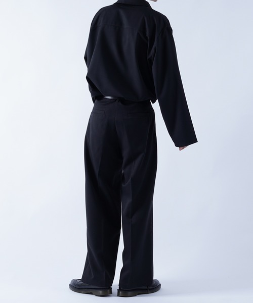 kutir（クティール）の「袖ボタンレスオープンカラーシャツ（シャツ/ブラウス・メンズ・ブラック/オフホワイト/グレイッシュベージュ・MEDIUM/LARGE）」の9枚目の写真