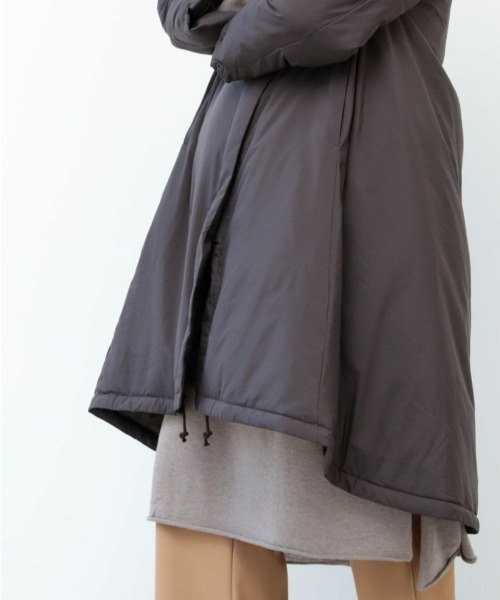 MidiUmi（ミディウミ）の「フーデッドAラインダウンコート（その他