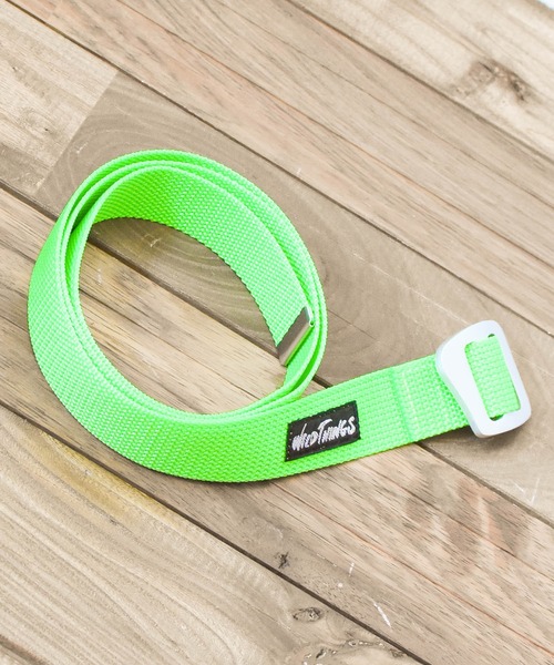 WILD THINGS（ワイルドシングス）の「『WILD THINGS』BRIGHT WEBBING BELT（ベルト・レディース・ブラック/ブルー/ピンク/イエロー/グリーン/オレンジ・FREE）」の3枚目の写真