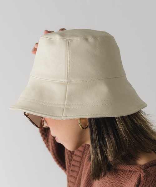 Auntie Rosa Holiday（アンティローザホリデー）の「2WAYリバーシブルバケットハット（ハット・レディース・ブラック/ナチュラル・FREE）」の20枚目の写真