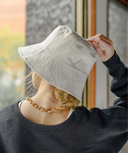 Auntie Rosa Holiday（アンティローザホリデー）の「2WAYリバーシブルバケットハット（ハット・レディース・ブラック/ナチュラル・FREE）」の14枚目の写真