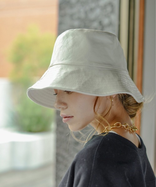 Auntie Rosa Holiday（アンティローザホリデー）の「2WAYリバーシブルバケットハット（ハット・レディース・ブラック/ナチュラル・FREE）」の10枚目の写真