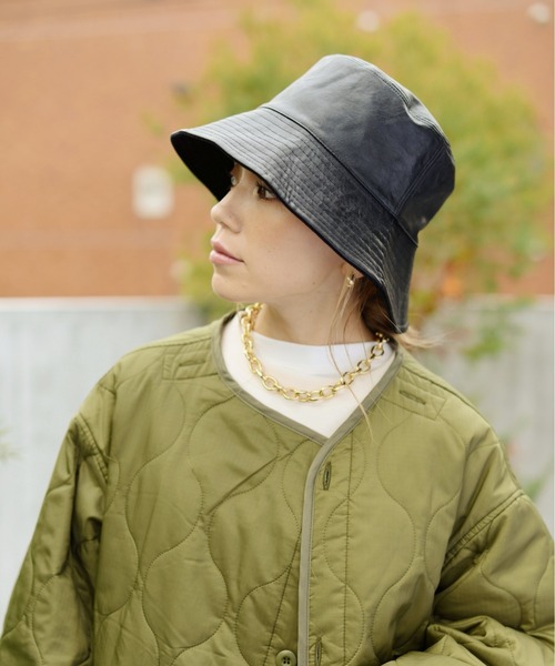 Auntie Rosa Holiday（アンティローザホリデー）の「2WAYリバーシブルバケットハット（ハット・レディース・ブラック/ナチュラル・FREE）」の5枚目の写真