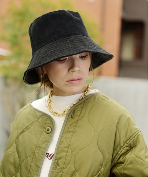 Auntie Rosa Holiday（アンティローザホリデー）の「2WAYリバーシブルバケットハット（ハット・レディース・ブラック/ナチュラル・FREE）」の6枚目の写真