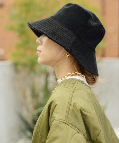 Auntie Rosa Holiday（アンティローザホリデー）の「2WAYリバーシブルバケットハット（ハット・レディース・ブラック/ナチュラル・FREE）」の8枚目の写真