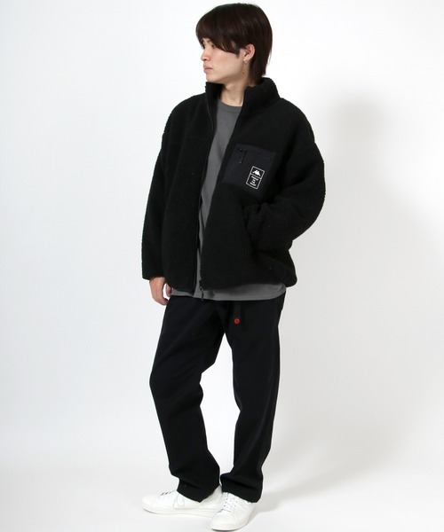 セール】Kappa（カッパ）スタンドカラー シープボアフリースジャケット