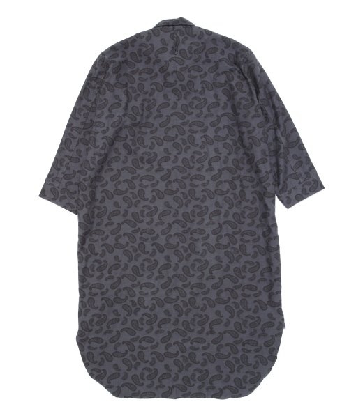 BEAMS BOY（ビームスボーイ）の「BEAMS BOY / ペイズリー スリットシャツワンピース②（シャツワンピース・レディース・チャコールグレー/ネイビー・ONE SIZE）」の18枚目の写真