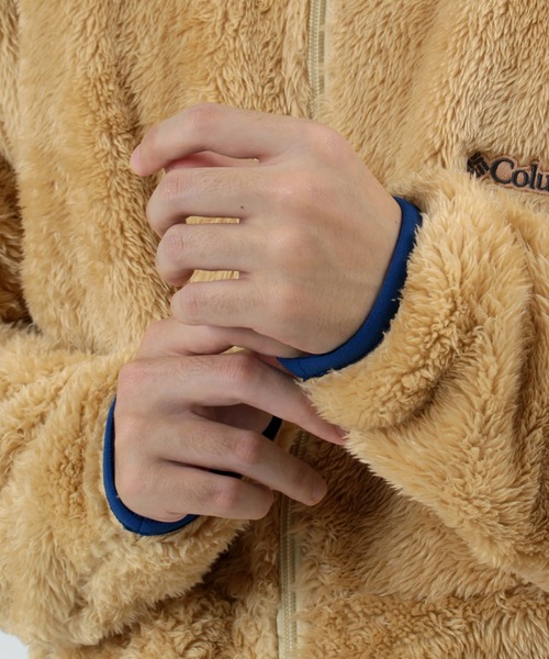 Columbia（コロンビア）の「【Columbia/コロンビア】Hype Marsh Fullzip hoodie ボアフリースジャケット/ブルゾン（ブルゾン・メンズ・ベージュ/ブラック・S/XL/M/L）」の12枚目の写真