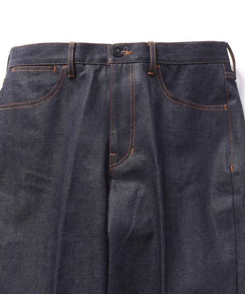 ADAM ET ROPE'（アダムエロペ）の「デニムスラックス（スラックス・メンズ・ダークインディゴブルー/ライトインディゴブルー・S/M/L/XL）」の19枚目の写真