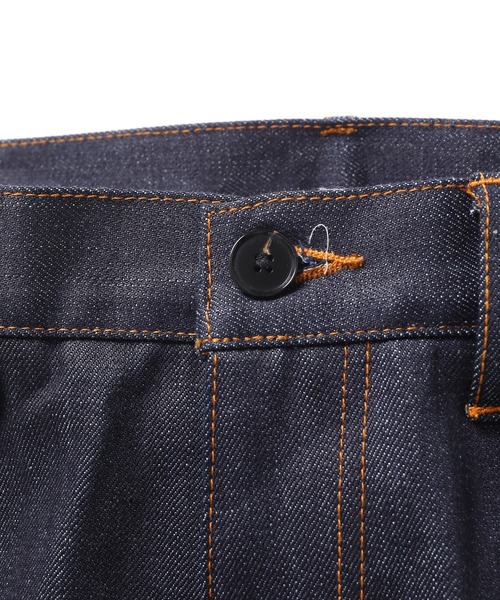 ADAM ET ROPE'（アダムエロペ）の「デニムスラックス（スラックス・メンズ・ダークインディゴブルー/ライトインディゴブルー・S/M/L/XL）」の21枚目の写真