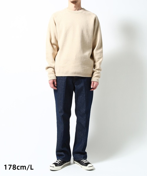 ADAM ET ROPE'（アダムエロペ）の「デニムスラックス（スラックス・メンズ・ダークインディゴブルー/ライトインディゴブルー・S/M/L/XL）」の12枚目の写真