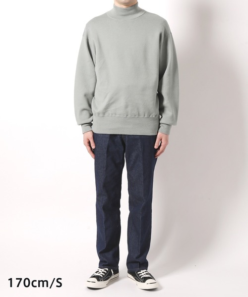 ADAM ET ROPE'（アダムエロペ）の「デニムスラックス（スラックス・メンズ・ダークインディゴブルー/ライトインディゴブルー・S/M/L/XL）」の15枚目の写真