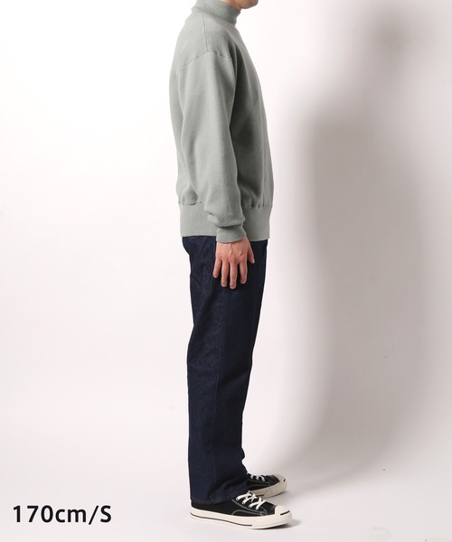 ADAM ET ROPE'（アダムエロペ）の「デニムスラックス（スラックス・メンズ・ダークインディゴブルー/ライトインディゴブルー・S/M/L/XL）」の16枚目の写真