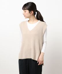 Lugnoncure | 畔Vネックベスト(ベスト)