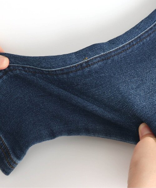 BREEZE（ブリーズ）の「/すぽ軽 ストレートデニムパンツ_ストレッチ 10分丈（デニムパンツ・キッズ・グレー/ブルー・100/110/150/140/120/130/90）」の4枚目の写真