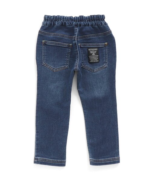 BREEZE（ブリーズ）の「/すぽ軽 ストレートデニムパンツ_ストレッチ 10分丈（デニムパンツ・キッズ・グレー/ブルー・100/110/150/140/120/130/90）」の7枚目の写真