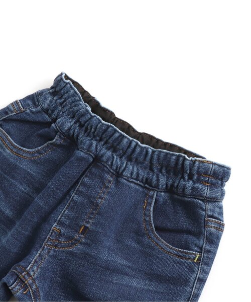 BREEZE（ブリーズ）の「/すぽ軽 ストレートデニムパンツ_ストレッチ 10分丈（デニムパンツ・キッズ・グレー/ブルー・100/110/150/140/120/130/90）」の9枚目の写真