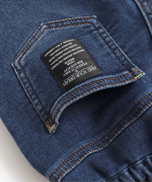 BREEZE（ブリーズ）の「/すぽ軽 ストレートデニムパンツ_ストレッチ 10分丈（デニムパンツ・キッズ・グレー/ブルー・100/110/150/140/120/130/90）」の12枚目の写真