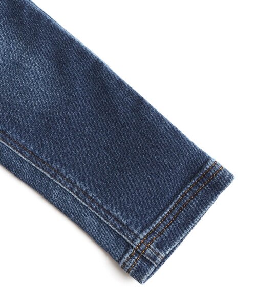 BREEZE（ブリーズ）の「/すぽ軽 ストレートデニムパンツ_ストレッチ 10分丈（デニムパンツ・キッズ・グレー/ブルー・100/110/150/140/120/130/90）」の13枚目の写真
