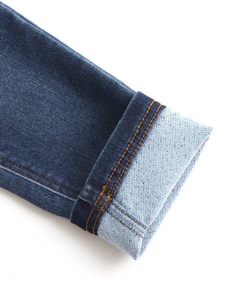 BREEZE（ブリーズ）の「/すぽ軽 ストレートデニムパンツ_ストレッチ 10分丈（デニムパンツ・キッズ・グレー/ブルー・100/110/150/140/120/130/90）」の14枚目の写真
