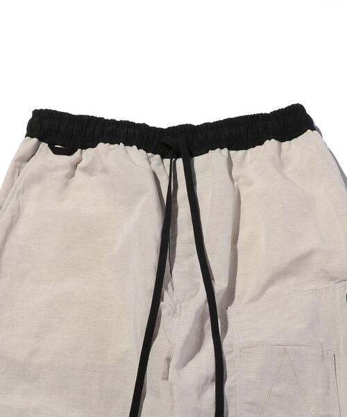 ANEI（アーネイ）の「＜ANEI＞ ZIP TECH JGR PT/ジョガーパンツ（その他パンツ・メンズ・ブラック/ナチュラル・2/3）」の7枚目の写真