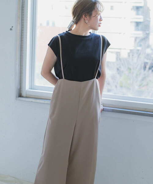 ITEMS URBANRESEARCH（アイテムズ アーバンリサーチ）の「サスツキパンツ（その他パンツ・レディース・ブラック/ベージュ/グレー/モカ・FREE）」の3枚目の写真