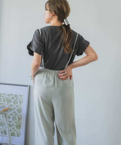 ITEMS URBANRESEARCH（アイテムズ アーバンリサーチ）の「サスツキパンツ（その他パンツ・レディース・ブラック/ベージュ/グレー/モカ・FREE）」の6枚目の写真